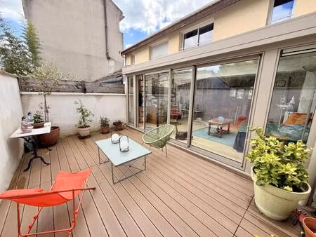 bagnolet 93170 métro gallieni maison terrasse cour parking