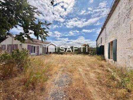 pavillon plain pied + maison a renover et dependance a fontenay le comte