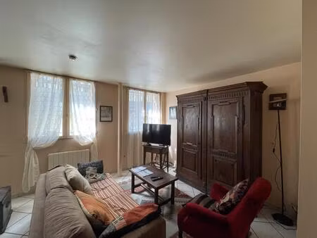 appartement  60.16 m²  rouen rive droite avec accès grand jardin