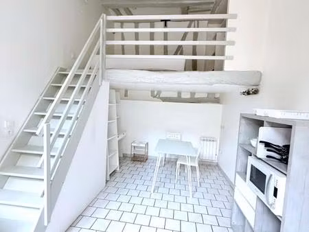 appartement de type t1 de 24m² avec mezzanine sur la rive droite de rouen