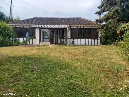 maison  terrain + étang