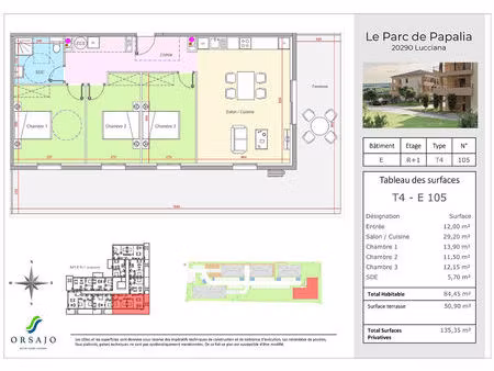 programme neuf - appartements avec terrasse - le parc papalia lucciana