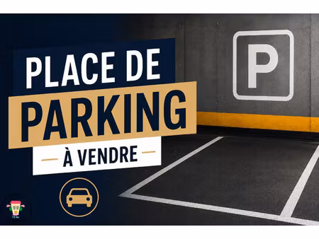 à vendre - place de stationnement - résidence l'autre quai