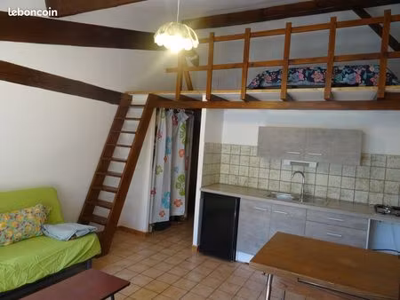 loue t1 mezzanine meublé