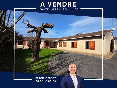 ? maison de plain-pied – 3 chambres – jardin clos – pro