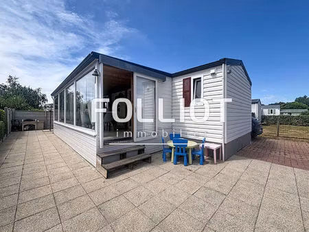 a vendre 50660 tourneville sur mer mobil-home