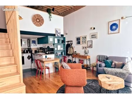 appartement t3 duplex lyon croix-rousse — canut rénové — 56m2