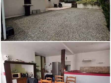 maison de bourg à chemazé libre au 01 octobre