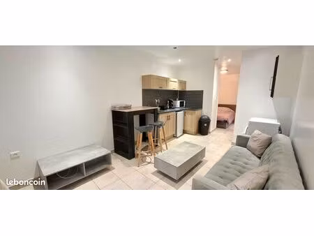 studio meublé 24m² renove centre ville