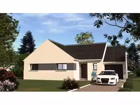 terrain avec maison neuve à vendre