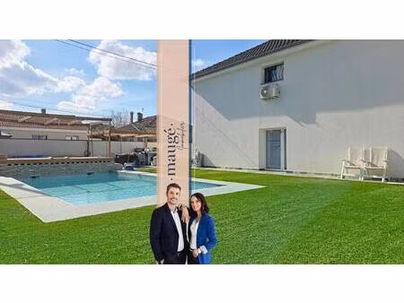 maison - 5 chambres - 2 logements possibles - 2 garages - cave - terrasse - piscine
