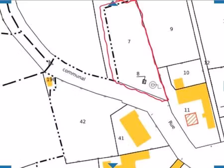 terrain constructible de 1209m2 à doncourt les longuyon