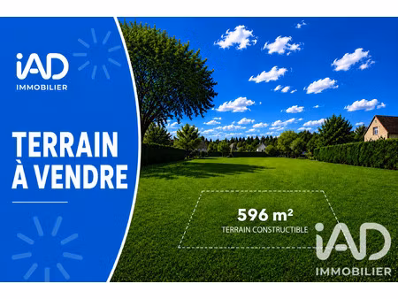 vente terrain 596 m²