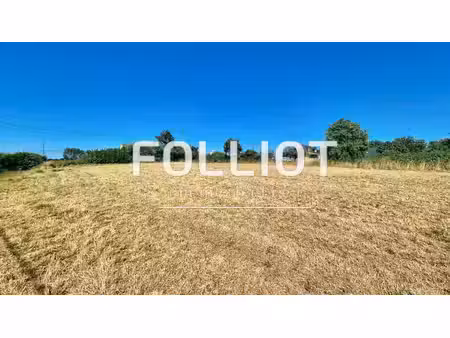 a vendre terrain constructible hors lotissement à muneville-sur-mer  976 m² plein sud  à 4