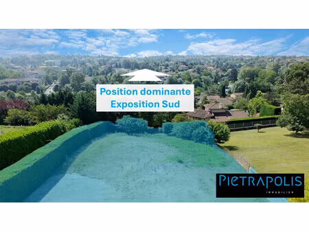calme et vue degagee - terrain constructible de 775 m²