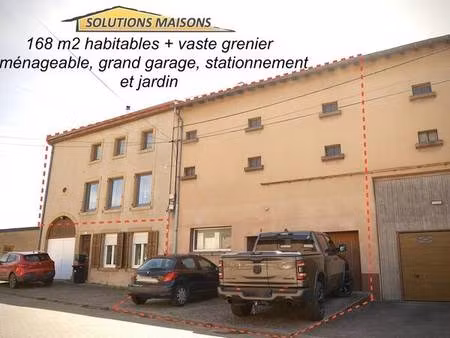 appartement/maison avec garage et jardin