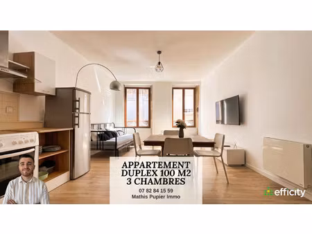 appartement 4 pièces - 100 m²