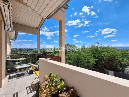 appartement andrézieux-bouthéon 4 pièces 3 chambres 86 39 m2 - vue -terrasse - garage
