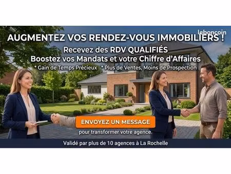 prospection immobilière : recevez des rdv mandats qualifiés