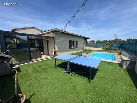 maison garage piscine