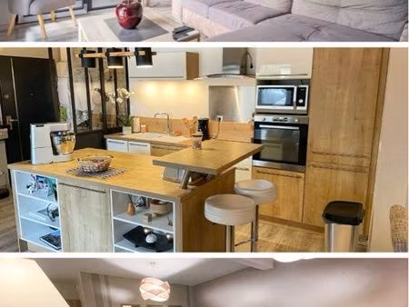 ? appartement t3 de 68 64 m² au calme avec climatisation  terrasse et garage double – chas