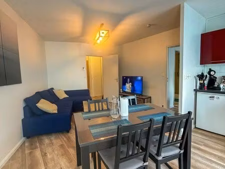 t2 meuble + balcon + parking fermé