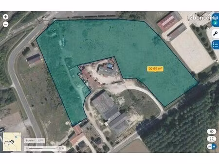 terrain à louer 3 hectares – usage industriel  artisanal ou commercial – brienne-le-châtea