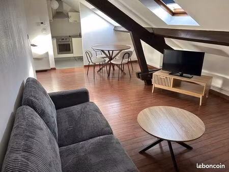 ⭐ t2 meublé 52 m² – garage fermé – climatisation – gare à 5 min – idéal frontalier – hagon