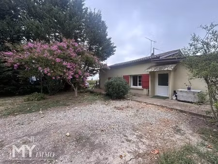 massugas : maison de plain-pied avec double garage