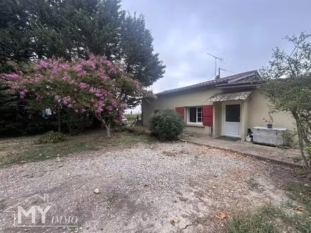 massugas : maison de plain-pied avec double garage