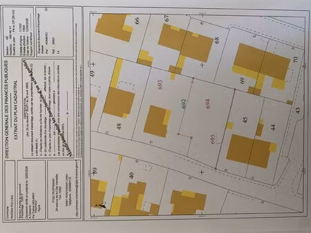 vente terrain 696m2 rivesaltes (66000)