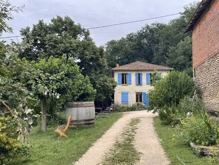 maison avec vue pyrénéen avec dépendances aménagables  2.8ha