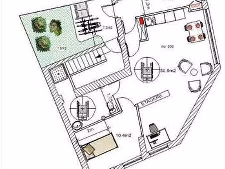 location appartement 2 pièces à lille (59000) : à louer 2 pièces / 55m² lille