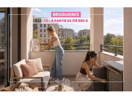 vente appartement neuf 2 pièces 46m2 bruguières - 219880 € - surface privée