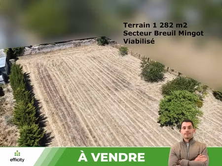terrain - 1282 m²