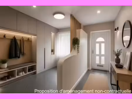 maison lumineuse 3 chambres et jardin