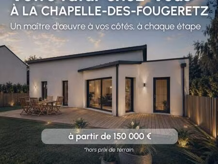 terrain avec maison neuve à vendre