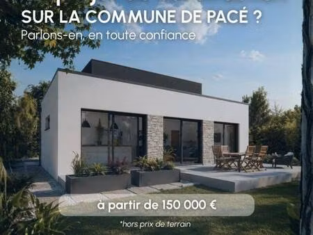 terrain avec maison neuve à vendre