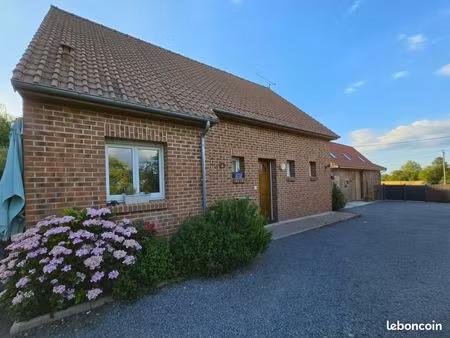 mouchin - maison individuelle + grange + pâtures sur 6000m²