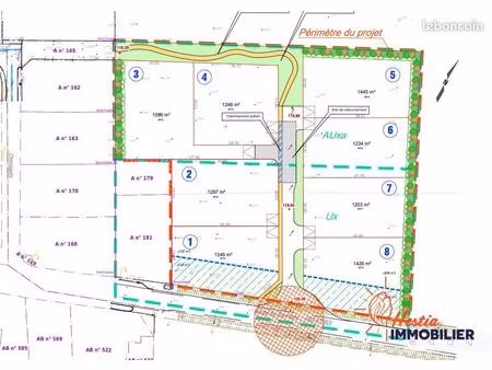 terrain 1246 m² pargny-lès-reims