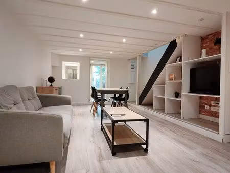 location appartement t2 meublé avec cour
