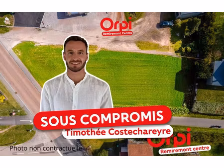 vente terrain 802 m² dommartin-lès-remiremont (88200)