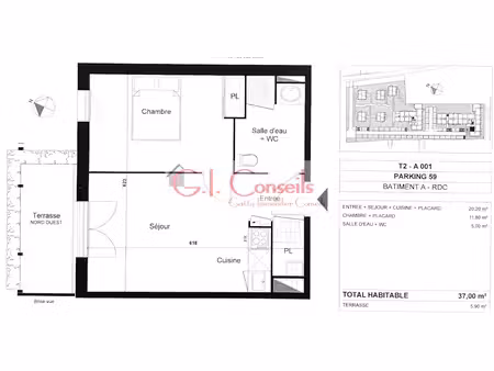 vente appartement 2 pièces 37 m² à andernos-les-bains (33510)  212 000 €