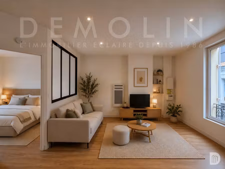 appartement 2 pièces - 43 m2 - nansouty - entièrement rénové