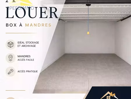 location garage 13 m² à mandres-les-roses (94520)
