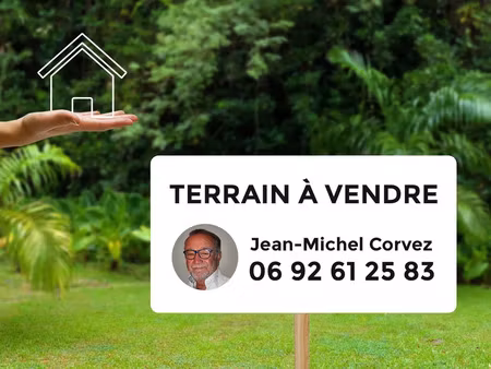 vente terrain 694 m² saint-benoît (97470)