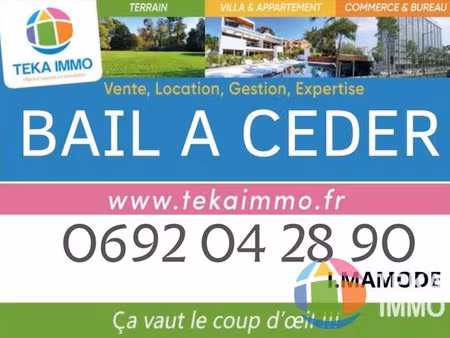 vente commerce 132 m² saint-denis (97400)
