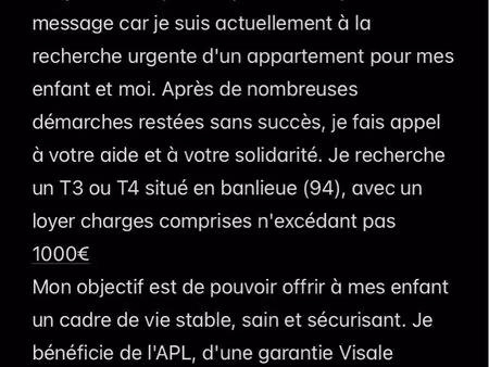 recherche appartement dans le 94