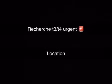 recherche t3 / t4 urgent ◊ ‼️