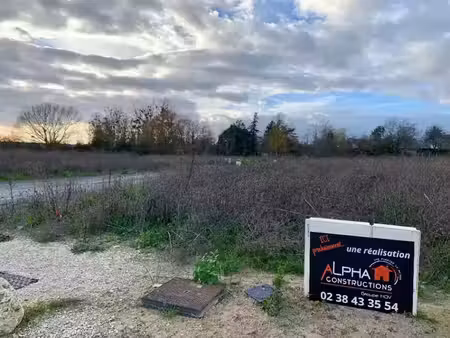 vente terrain 637 m² à rebréchien (45470)  66 900 €